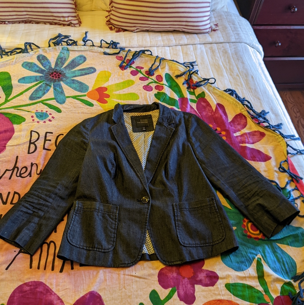 Denim blazer